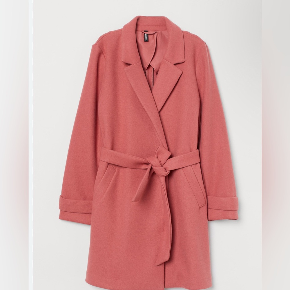 H&M | Jackets & Coats I Pink Trench Coat